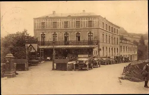 Ak Trois Ponts Dreibrücken Wallonien Lüttich, Grand Hotel de la Cascade