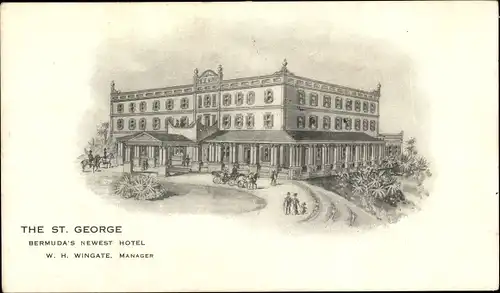 Litho Bermuda, The St. George Hotel
