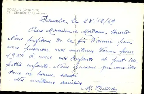 Ak Douala Duala Kamerun, Chambre de Commerce