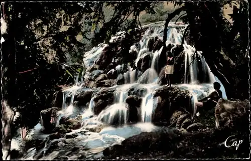 Ak Ifrane Marokko, La Cascade des Vierges