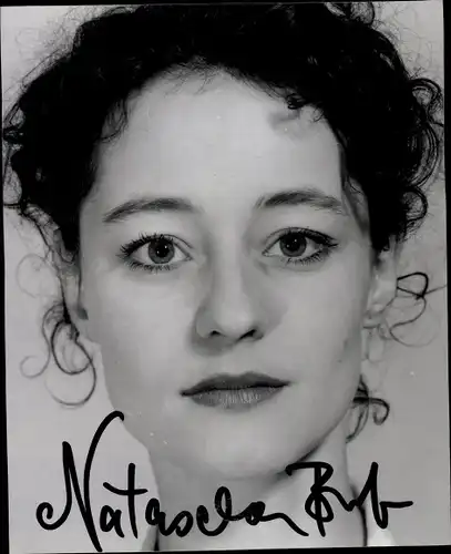 Foto Schauspielerin Natascha Bub, Portrait, Autogramm