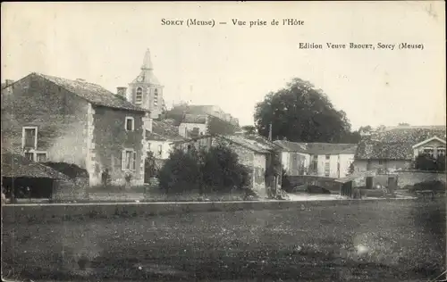 Ak Sorcy Meuse, Vue prise de l'Hote