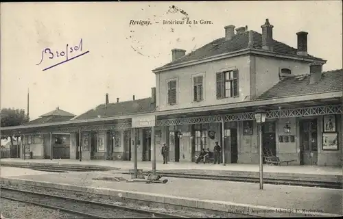 Ak Revigny Meuse, Interieur de la Gare