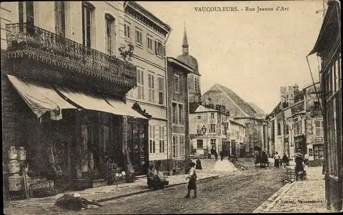 Ak Vaucouleurs Meuse, Rue Jeanne d'Arc
