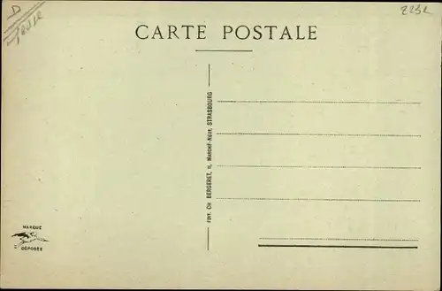 Ak Souilly Lothringen Meuse, Prisonniers Allemands defilant devant le Quartier General, 1916