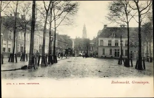 Ak Groningen Niederlande, Rademarkt