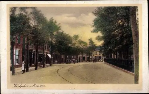 Ak Monster Südholland Niederlande, Kerkplein