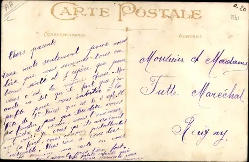 Künstler Ak Griff, Frau und junger Mann in Tracht, Abschied, Vas' en ville, mon garcon...