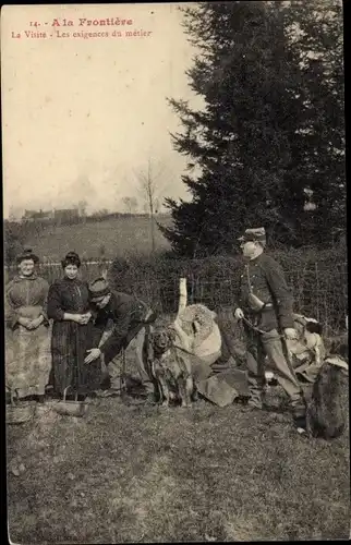 Ak A la Frontiere, La Visite, Les exigences du metier, Grenze, Grenzwächter