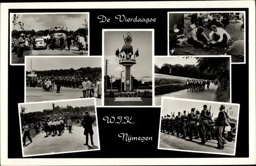 Ak Nijmegen Gelderland, De Vierdaagse WJK, Marslied De Vierdaagse