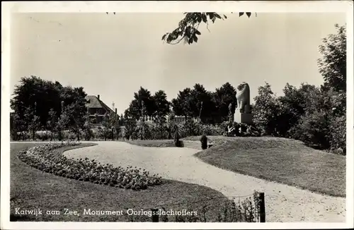 Ak Katwijk aan Zee Südholland Niederlande, Monument Oorlogsslachtoffers