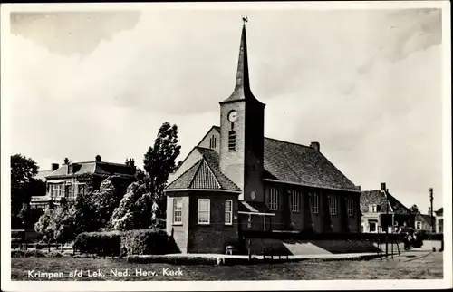 Ak Krimpen aan d. Lek Südholland, Nieuwe Ned. Herv. Kerk