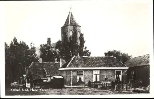 Ak Kethel Schiedam Südholland, Ned. Herv. Kerk
