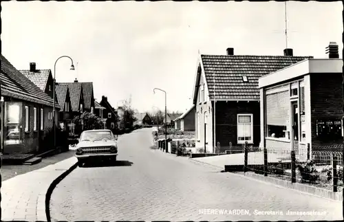 Ak Heerewaarden Heerewarden Gelderland, Secretaris Janssenstaat