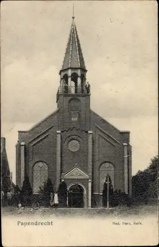 Ak Papendrecht Südholland, Ned. Herv. Kerk