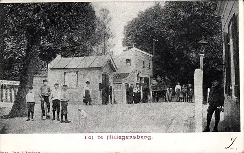 Ak Hillegersberg Südholland, Ortsansicht, Passanten, Kinder