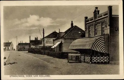 Ak Hoek van Holland Rotterdam Südholland Niederlande, Strandweg