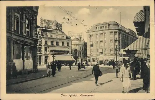 Ak Den Haag Südholland, Groenmarkt