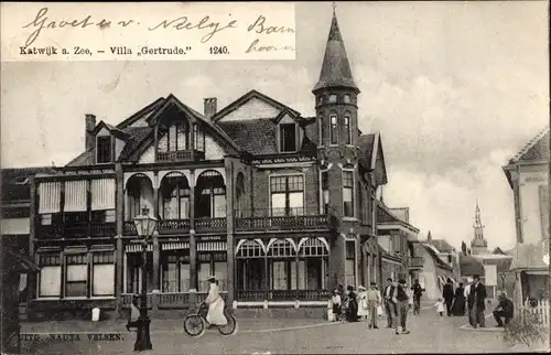 Ak Katwijk aan Zee Südholland Niederlande, Villa Gertrude