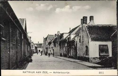 Ak Katwijk aan Zee Südholland Niederlande, Achterbuurtje