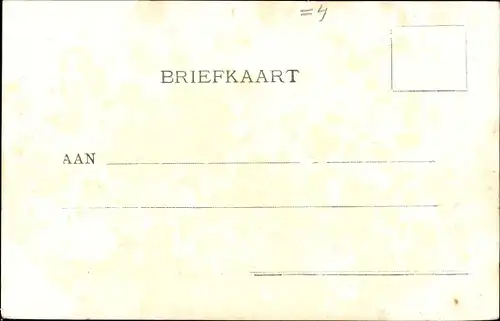 Ak Kethel Schiedam Südholland, Doorbrank Kethelpolder 1903, Gezicht op den Spoorweg