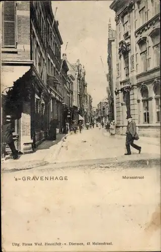 Ak 's Gravenhage Den Haag Südholland, Molenstraat