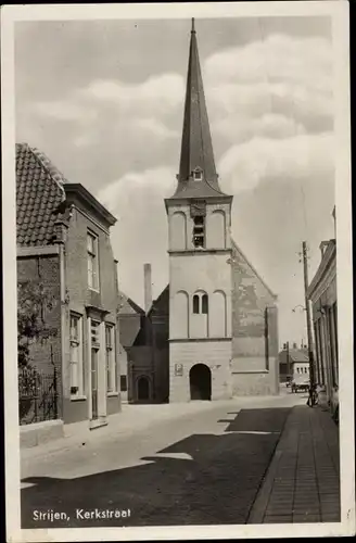 Ak Strijen Südholland Niederlande, Kerkstraat