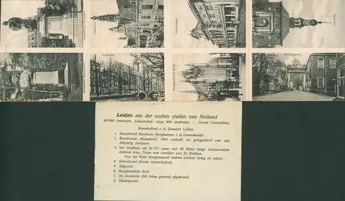 Klapp Ak Leiden Südholland Niederlande, Stadtansichten