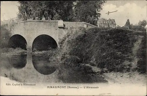 Ak Miraumont Somme, L'Abreuvoir