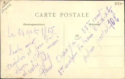 Ak Doullens Somme, Vue generale