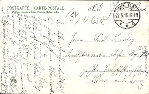 Ak Weida in Thüringen, Gesamtansicht