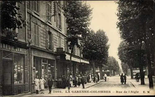 Ak La Garenne Colombes Hauts de Seine, Rue de l'Aigle
