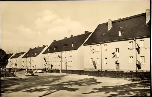 Ak Lengefeld im Erzgebirge Sachsen, Straße d. Thälmann-Pioniere