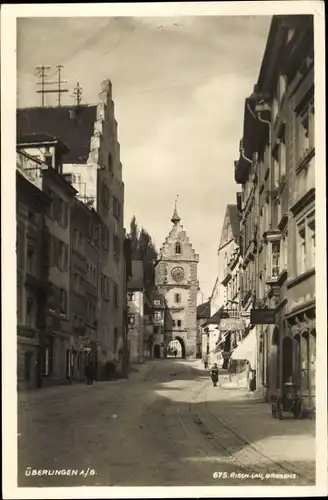 Ak Überlingen am Bodensee, Franziskanerstraße, Franziskanertor