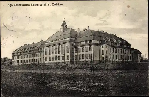 Ak Zwickau in Sachsen, Kgl. Sächsisches Lehrerseminar