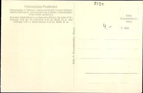 Ak Panschwitz Krukau Sachsen, Eichen, Stall