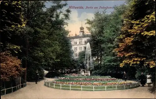 Ak Mittweida in Sachsen, Partie am Technikum
