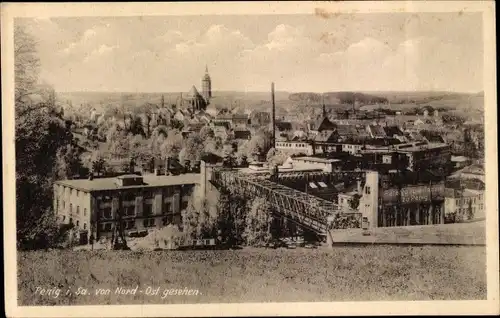 Ak Penig in Sachsen, Ort von Nordost gesehen