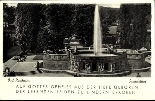 Ak Bad Nauheim in Hessen, Sprudelhof