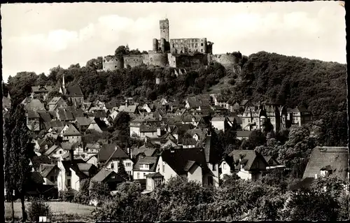 Ak Königstein im Taunus, Gesamtansicht, Ruine Königstein