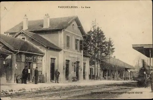 Ak Vaucouleurs Meuse, La Gare