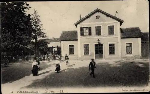Ak Vaucouleurs Meuse, La Gare