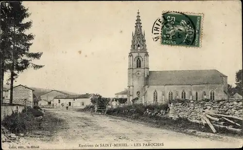 Ak Les Paroches Meuse, L'Eglise, Kirche