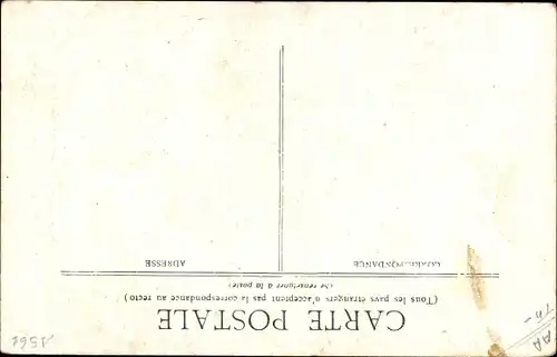 Ak Le Chaperon Rouge, Rotkäppchen, Märchen, Brüder Grimm, Korb