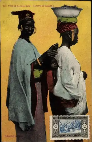 Ak Afrique Occidentale, Femmes Foulahs