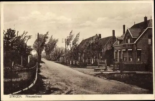 Ak Strijen Südholland Niederlande, Nieuwstraat