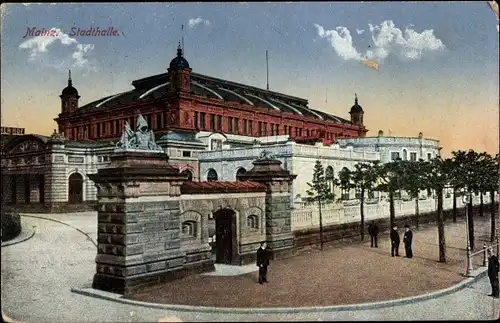 Ak Mainz am Rhein, Stadthalle