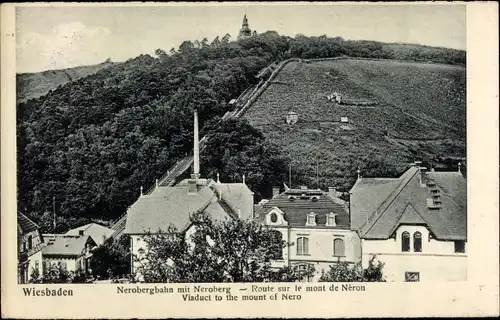 Ak Wiesbaden in Hessen, Neroberg, Nerobergbahn