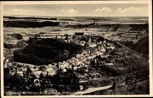 Ak Kyllburg in der Eifel, Gesamtansicht, Blick von der Mohrweilerhöhe