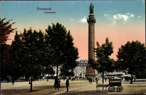 Ak Darmstadt in Hessen, Luisenplatz